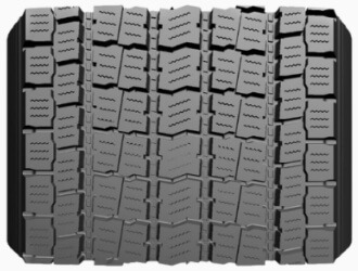 GL718Aスタッドレスタイヤのトレッドパターン