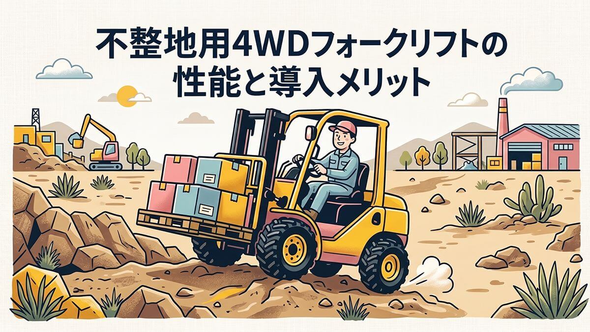 不整地用4WDフォークリフトの性能と導入メリット