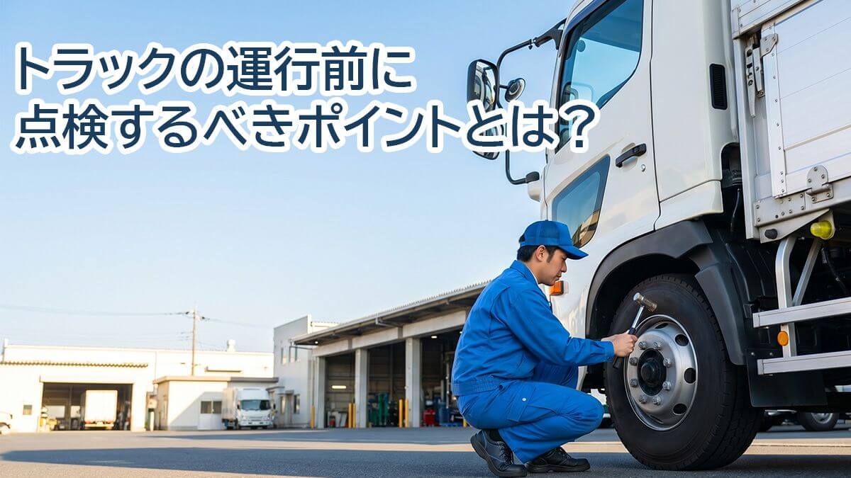 トラックの運行前点検ポイントとは