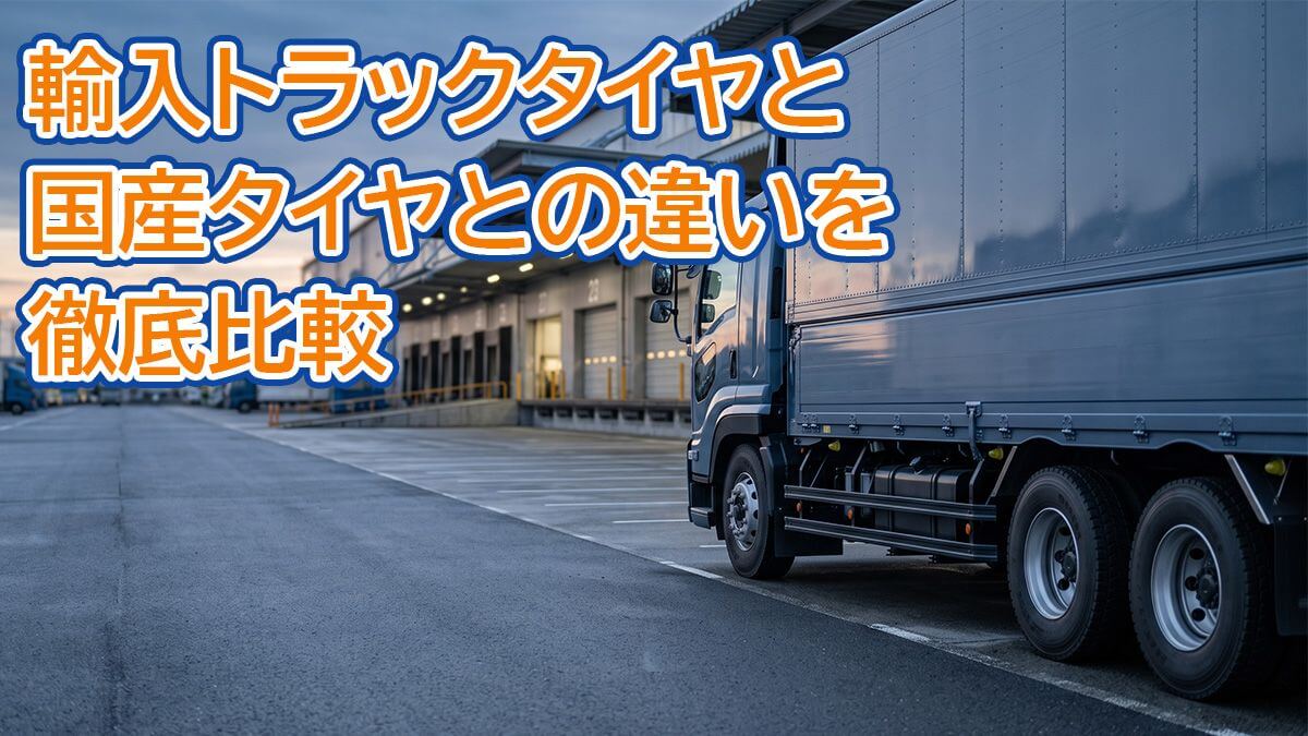 輸入トラックタイヤと国産タイヤとの違いを徹底比較