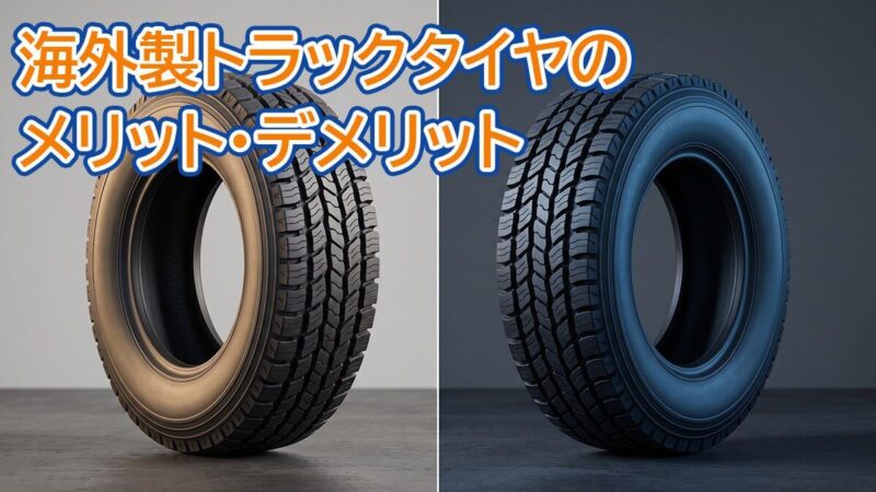 海外製トラックタイヤのメリット・デメリット
