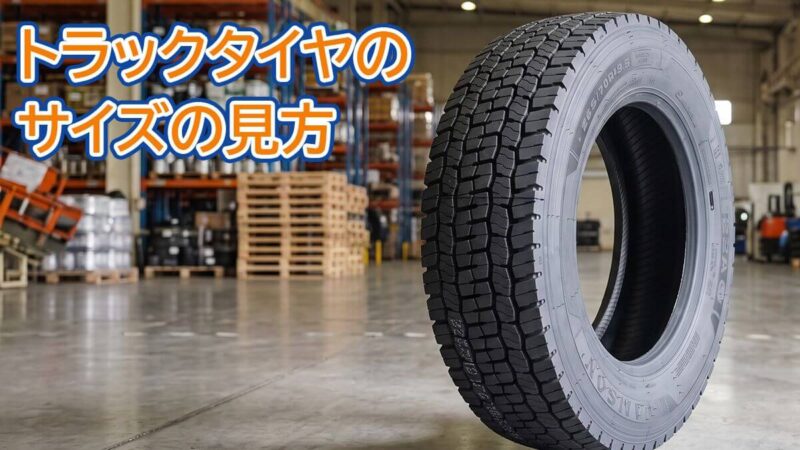 トラックタイヤのサイズの見方