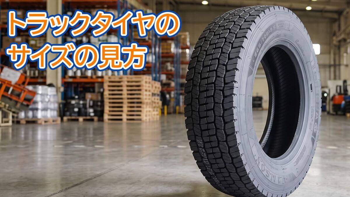 トラックタイヤのサイズの見方