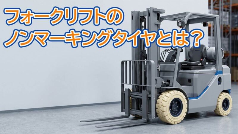 フォークリフトのノンマーキングタイヤとは？